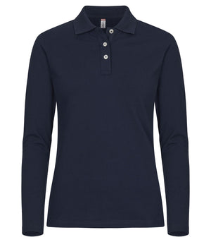Stretch Premium Polo L/S Women